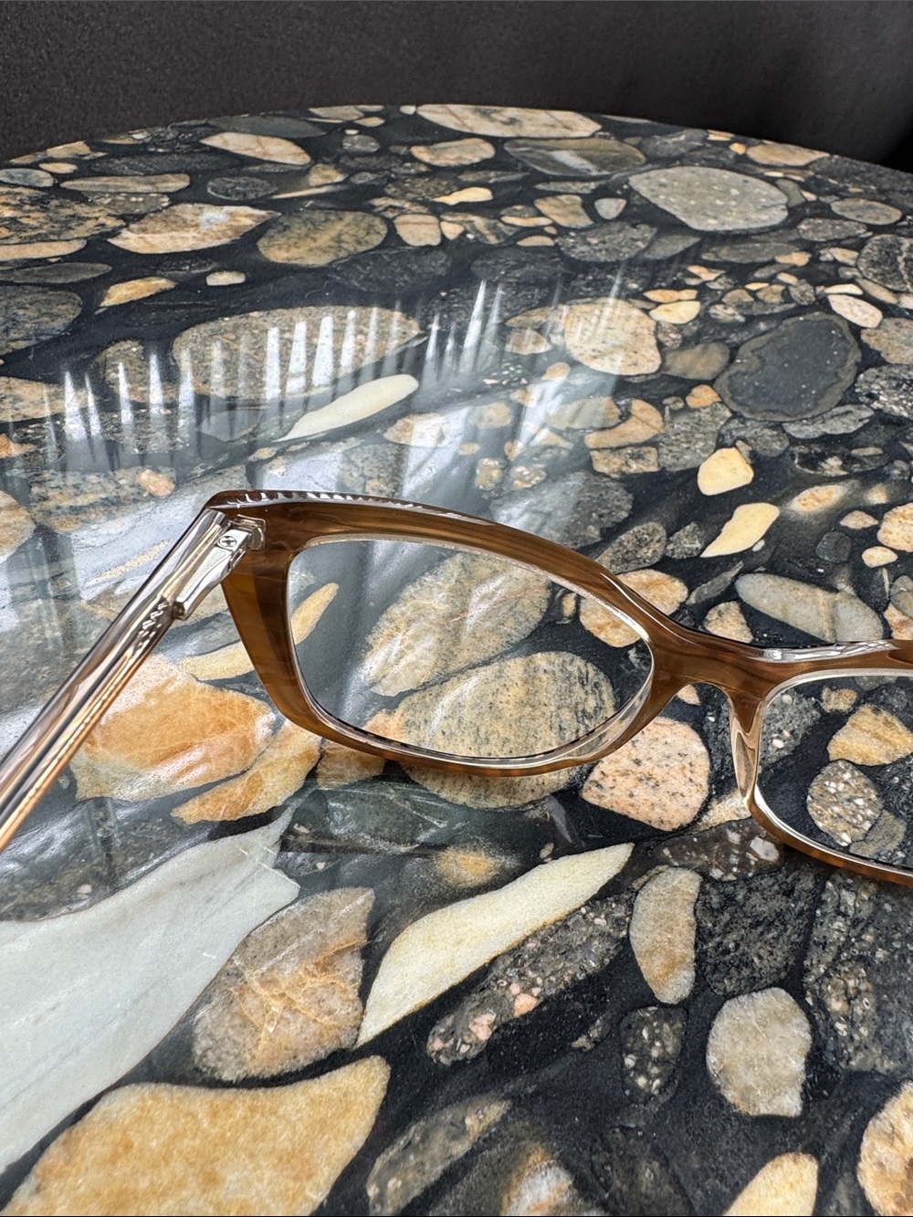 Vera Wang Brown Tortoiseshell Cat-Eye Glasses - Picture 4 of 7